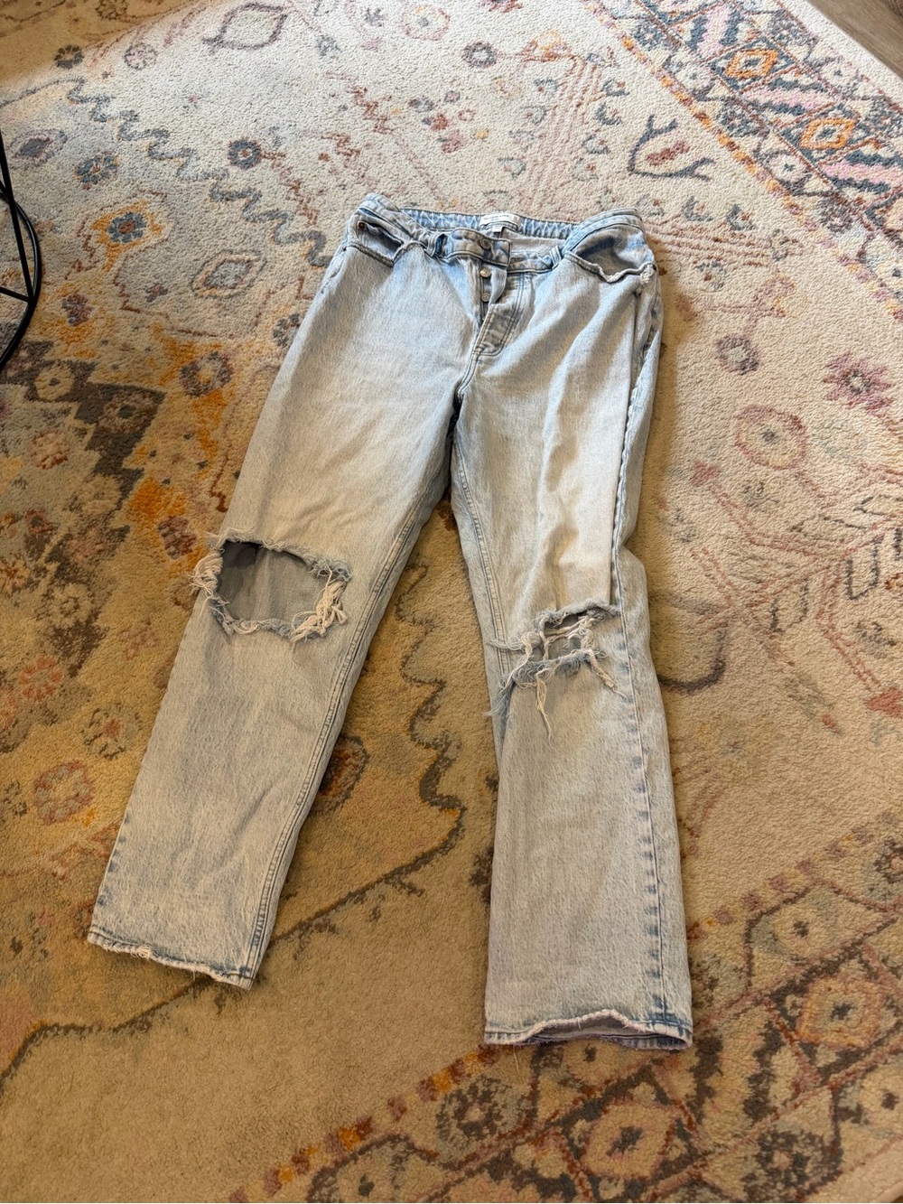 Abercrombie & Fitch The Dad High Rise Jean